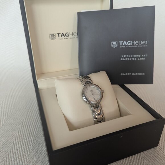 Tag Heuer Link Diamonds Mother of Pearl Women\'s Watch